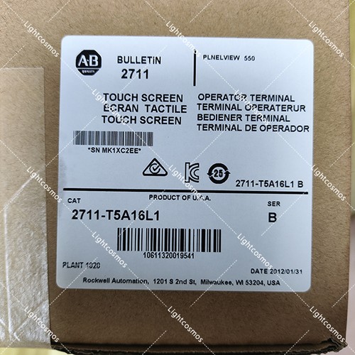 1pcs new 2711 t5a16l1 - ab, 2711-t5a16l1
